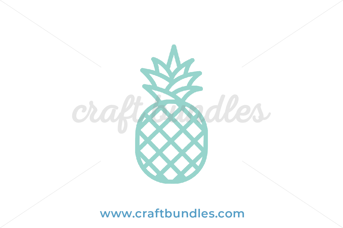 Pineapple SVG Cut File CraftBundles